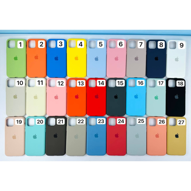 Чехол накладка  Silicone Case 100% Original Full Protective Round Edge iPhone 7-8-SE 2020 Арт.46646
