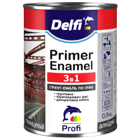 Фарба-Грунт 2,8кг вишнева 3в1 Delfi Арт.003164