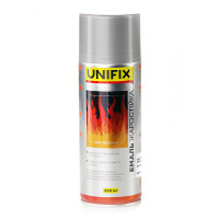Емаль жаростійка срібло 400мл UNIFIX Арт.941039